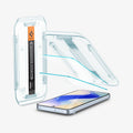 AGL08442 - Pixel 10 / Pixel 10 Pro GLAS.tR EZ Fit Screen Protector showing the device, screen protector, ez fit tray