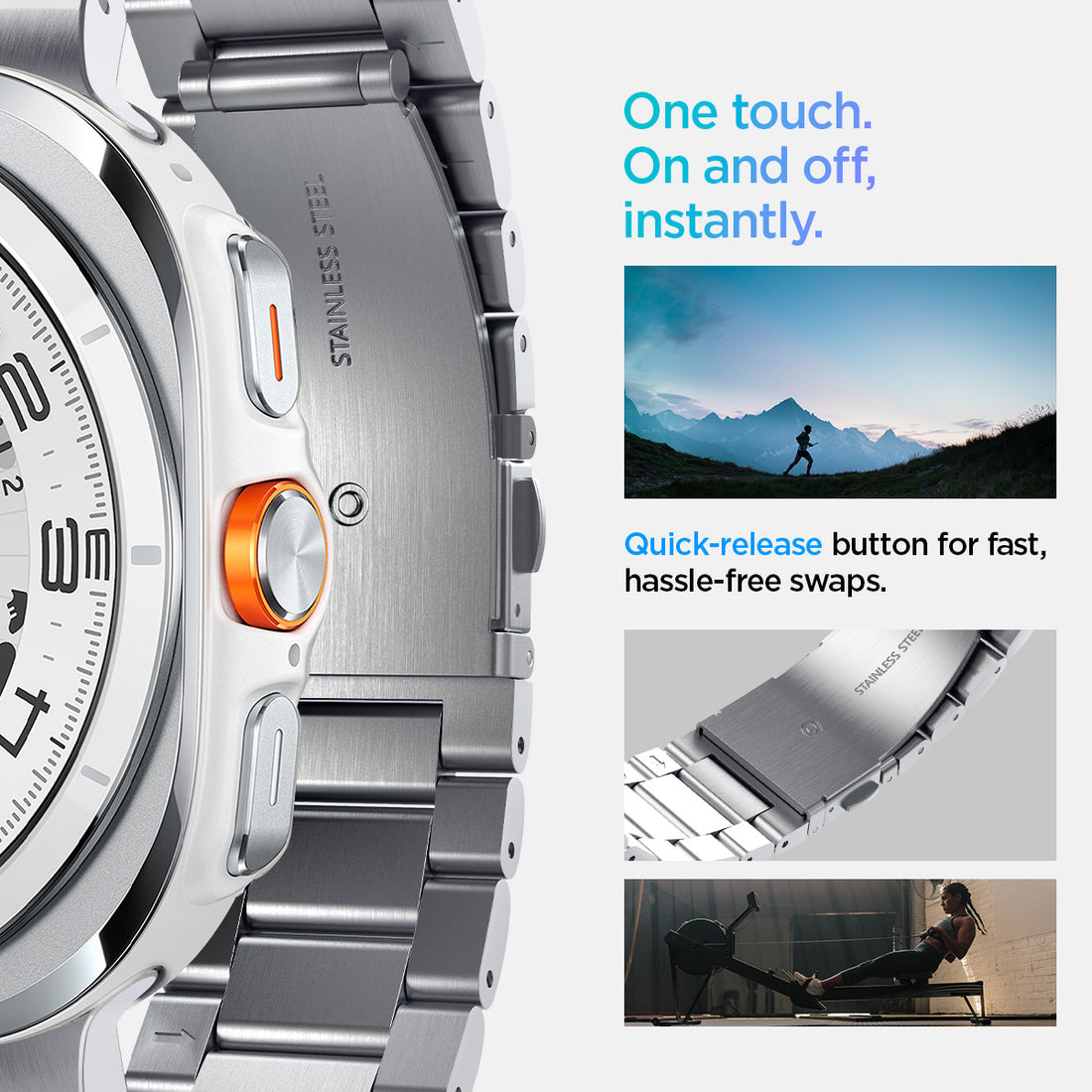 Galaxy Watch Ultra Series - Modern Fit 316L Band
