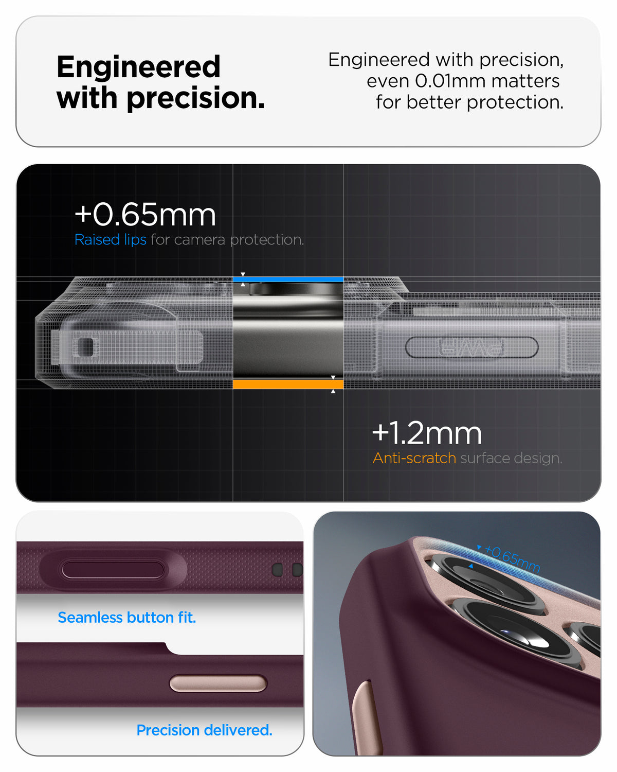 ACS09914 - iPhone 17 Pro Max Case Nano Pop (MagFit) in burgundy bean 