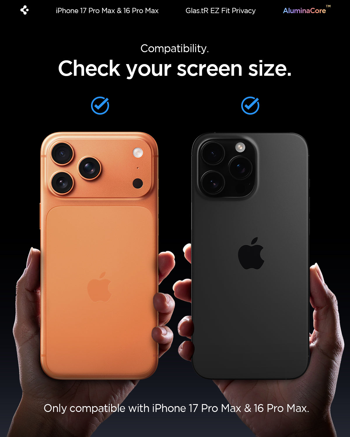 AGL07908 - iPhone 17 Pro GLAS.tR EZ Fit Privacy 