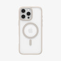 ACS08382 - iPhone 16 Pro Max Case Ultra Hybrid (MagFit) in Frost Natural Titanium showing the back