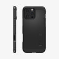ACS08510 - iPhone 16 Pro Case Tough Armor T AI (MagFit) in Black showing the back and side